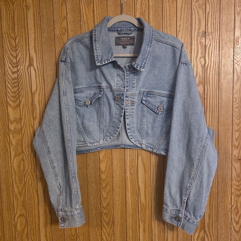 Torrid Light Blue Denim Jacket